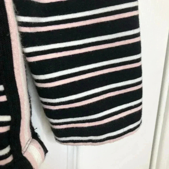 Bylyse Spenard Long Sleeved Shirt Striped Black, Pink,  & White Size Small - Picture 2 of 16